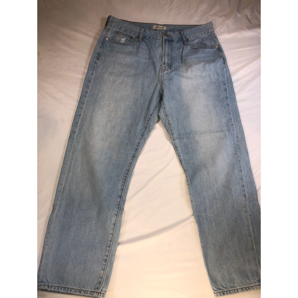 Madewell‎ The Perfect Vintage Jean Light Wash High Rise Tapered Denim Size 32